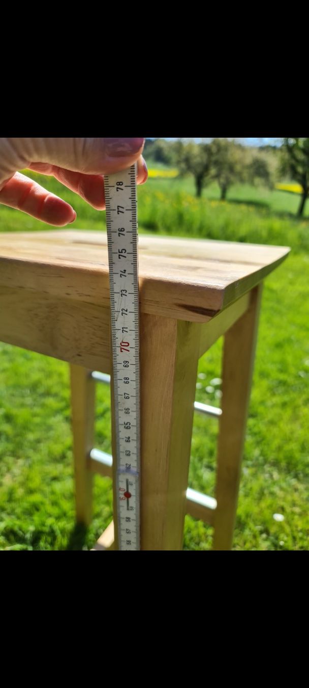 Sgabelli: Praktischer Barhocker aus Holz – Usato da Niederlenz venduto da DaveDasWahnsinn 5
