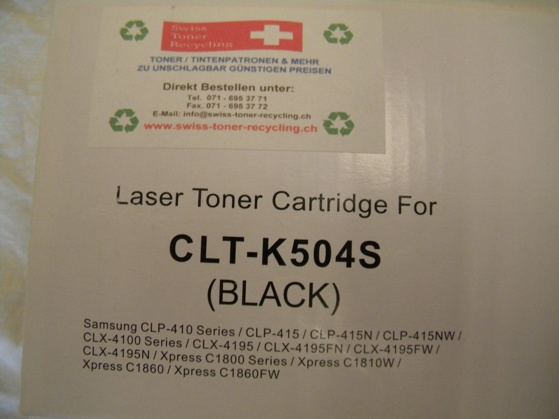Cartucce per stampanti & toner: K504S  CLT-K504S – Nuovo e nell'imballaggio originale da Bühler venduto da Wini100 1