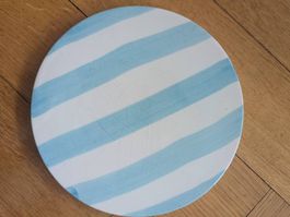 Dessous de plat artisanal en grès Celadon Paris, comme neuf