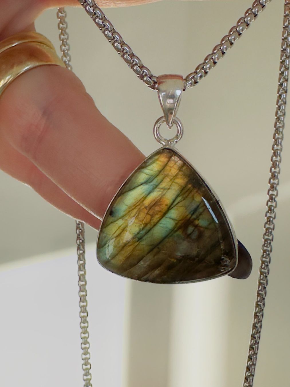Catenine: Labradorite necklace – Nuovo e nell'imballaggio originale da Genève venduto da AGBERG 5