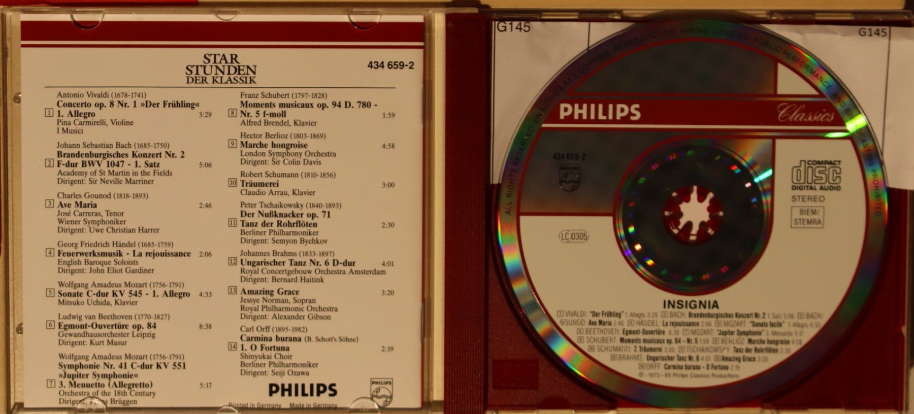 CD: Star Stunden Der Klassik Vol. 1 – Usato da Luzern venduto da CONTENTI 1