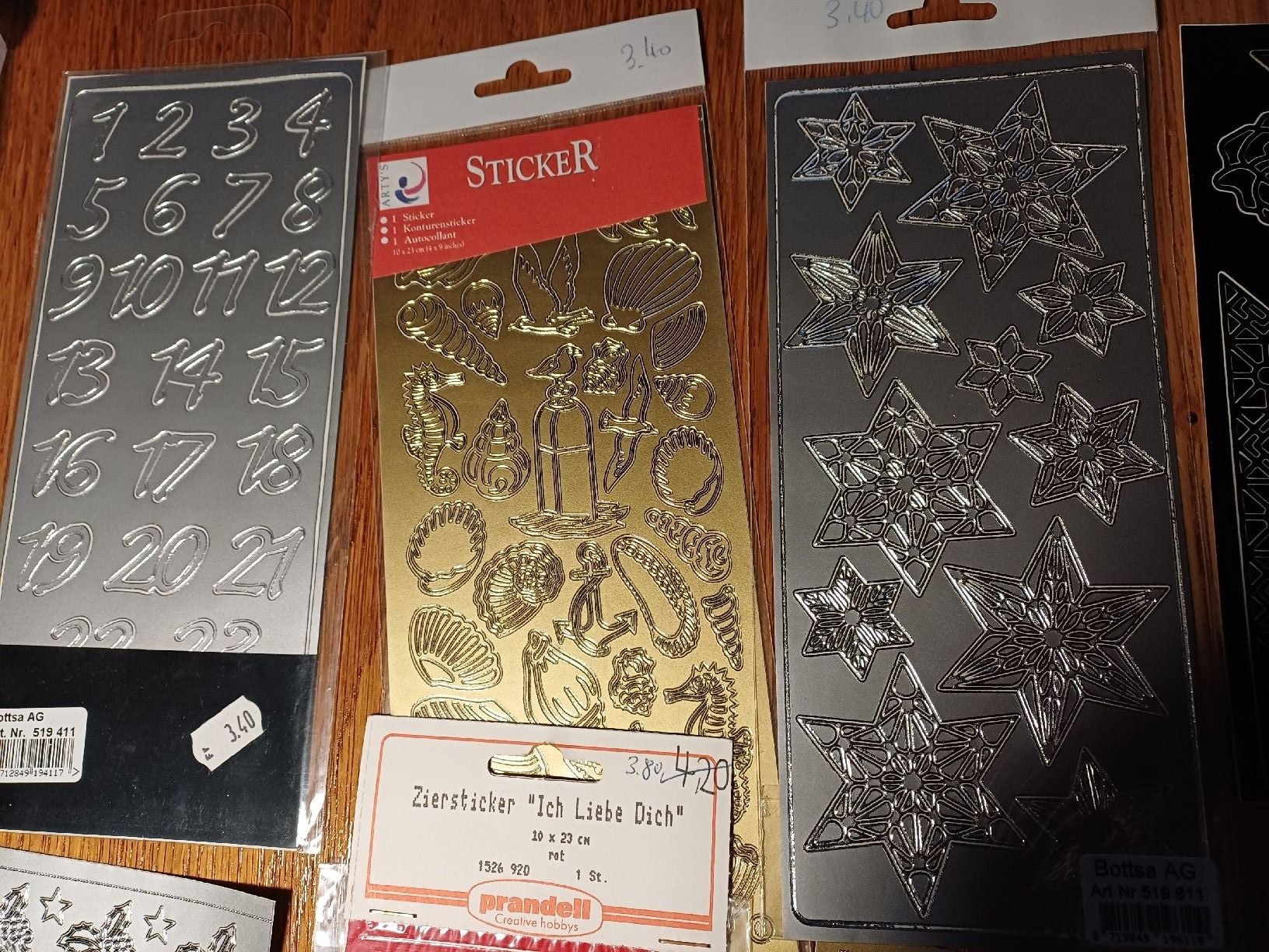 Autocollants: 9 Bögen Klebesticks – Neuf (Voir description) à Gächliwil par lesidees 4