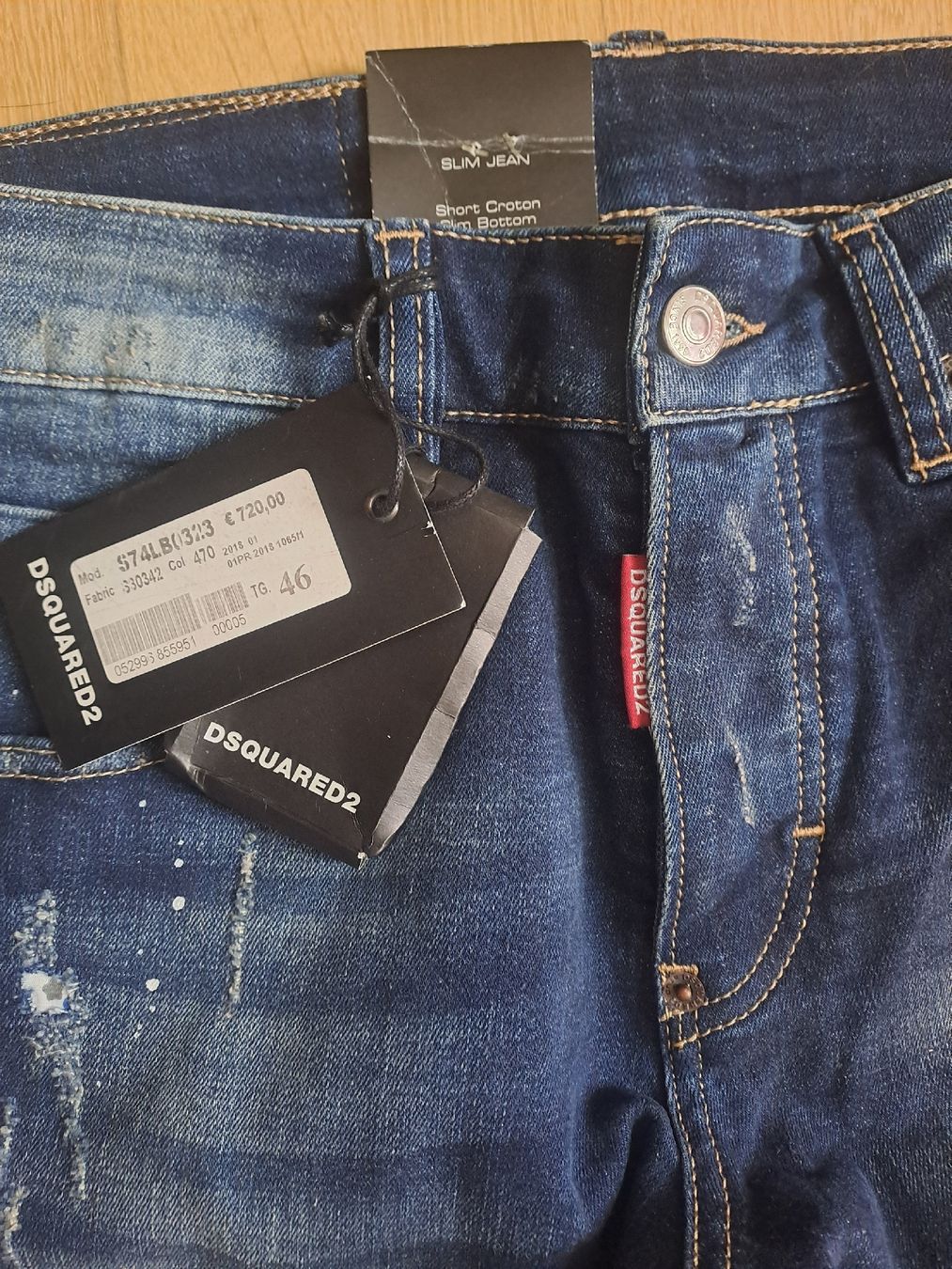 Dsquared2 Jeans: Dsquared Herren Hosen gr 46 Neu – Nuovo (secondo la descrizione) da Matzingen venduto da Aurinko 2