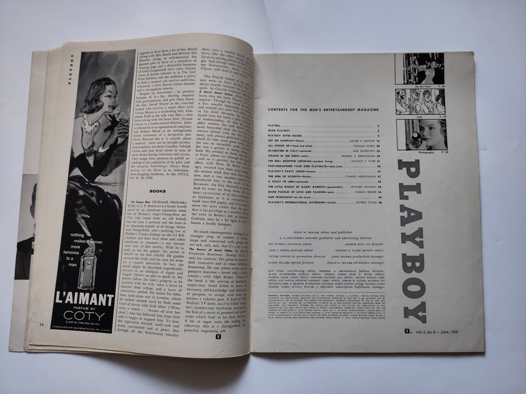 Revues & Magazines: Playboy Magazin Juni 1958 – D'occasion à Schaffhausen par RolfMeister 3