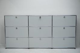 USM Regal lichtgrau 3x3 neue Generation Designklassiker