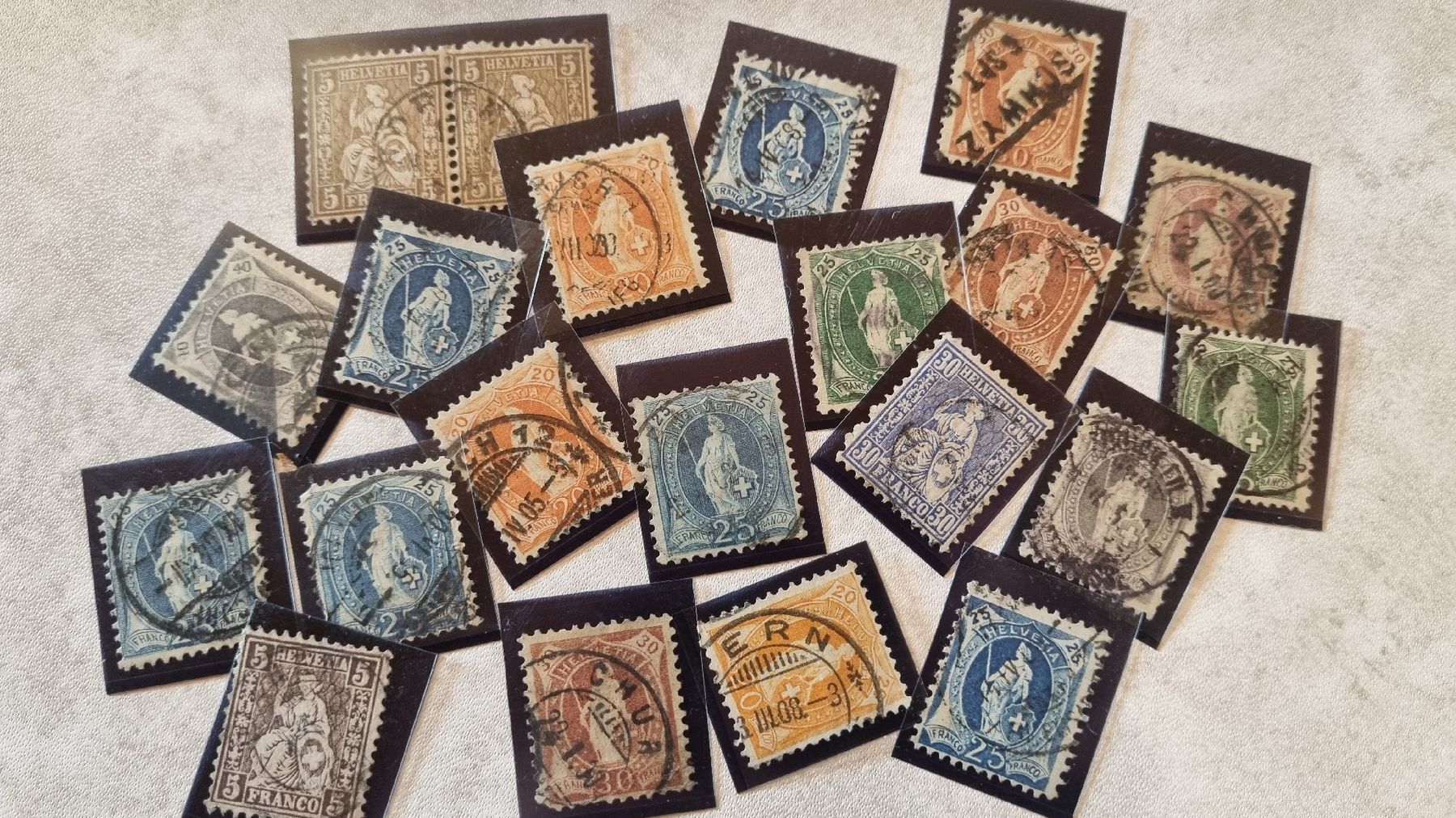 Alle Briefmarken: ALTSCHWEIZ - SAMMLUNG AB 1868 – Gebraucht aus Heimenschwand von Valvora 3
