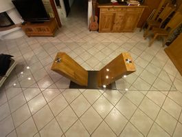 Table de salle à manger en verre Diga