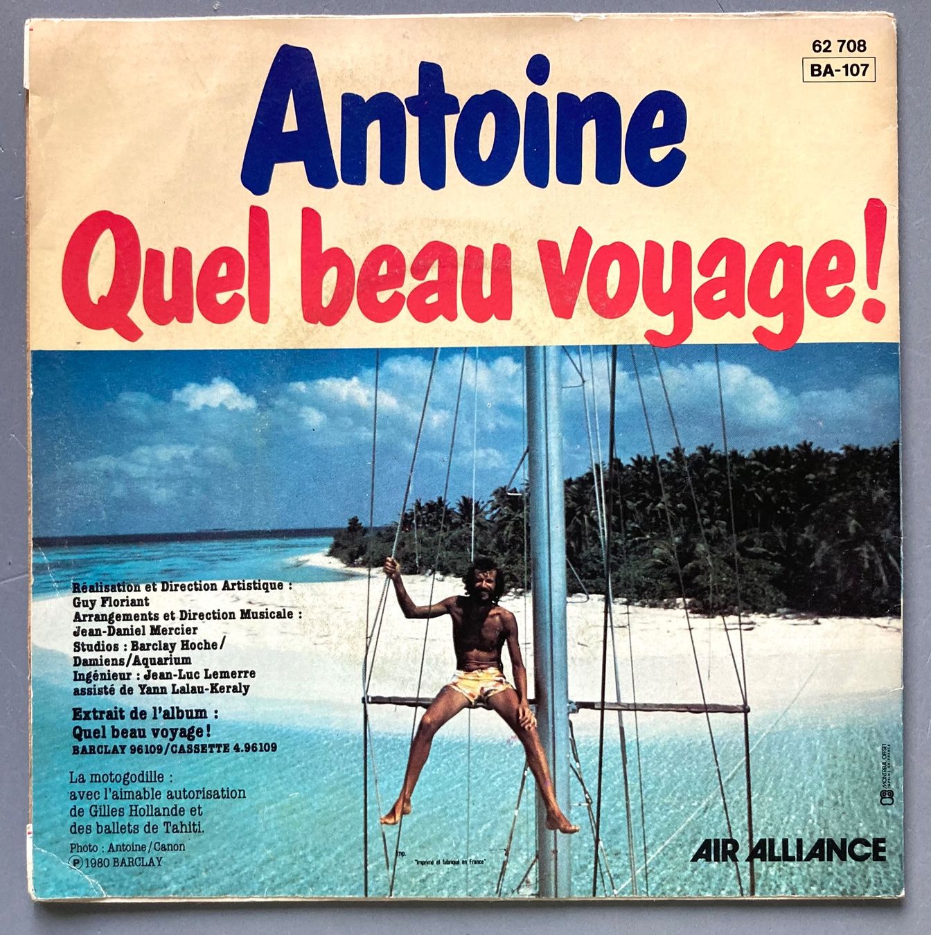 Schallplatten: ANTOINE - LA MOTOGODILLE – Gebraucht aus Poliez-Pittet von Newtown-Records 1
