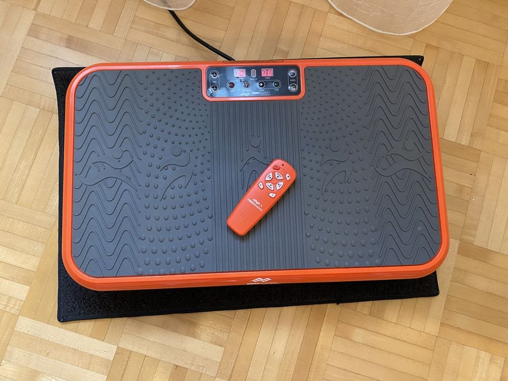 Oyajia Vibrationsplatte Für Zuhause - 120 Stufen, 4D Vibration Für Fettverbrennung & Muskelaufbau