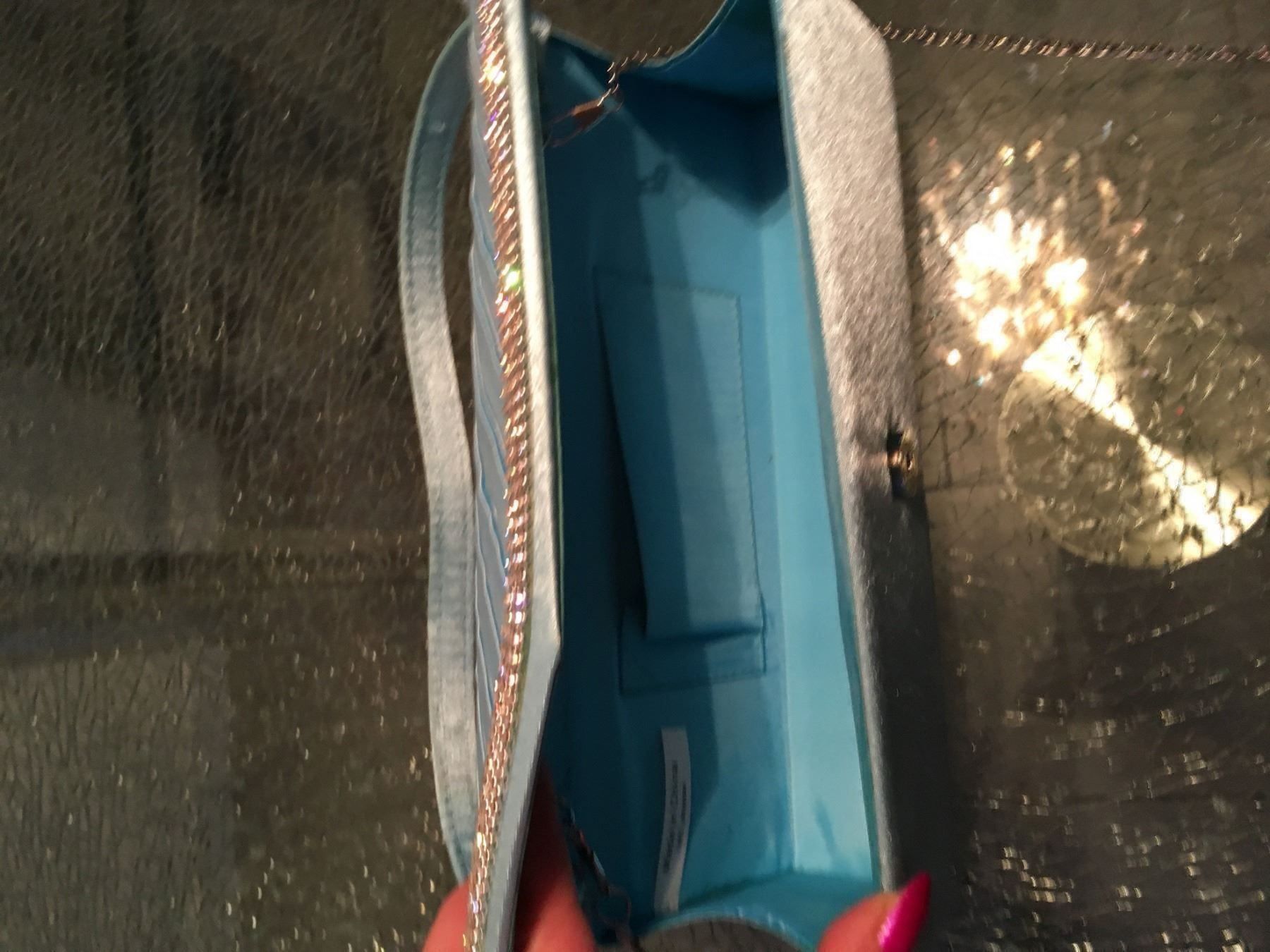 Borse da donna: schöne hellblaue Hochzeits-Tasche – Nuovo (secondo la descrizione) da Oftringen venduto da andrax 3