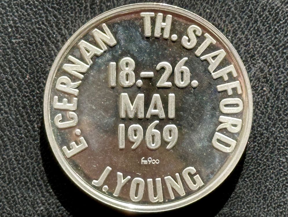 Silbermünze 900 Raumfahrt Apollo 10 Mai 1969 Silber 900 (Gebraucht) in