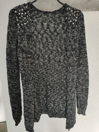 Strickjacke mit Pailletten, Grösse S