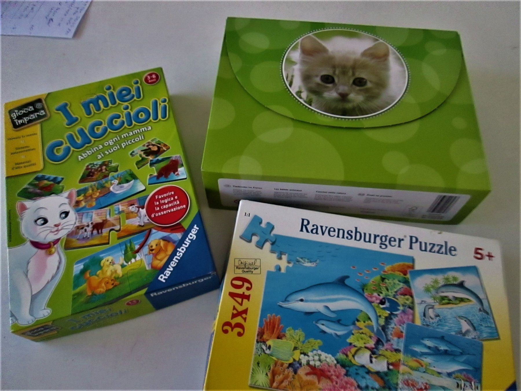 Puzzle: 3 Packungen mit Puzzles – Usato da Sementina venduto da babucia 1