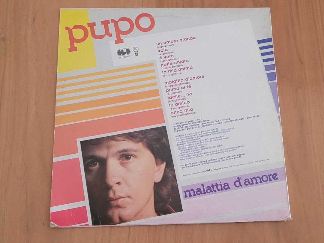Dischi in vinile: LP Pupo – Usato da Martigny venduto da MZ-67 1