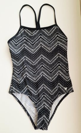 Mädchen Badehose Gr. 140 Schwarz Weiss fast wie neu