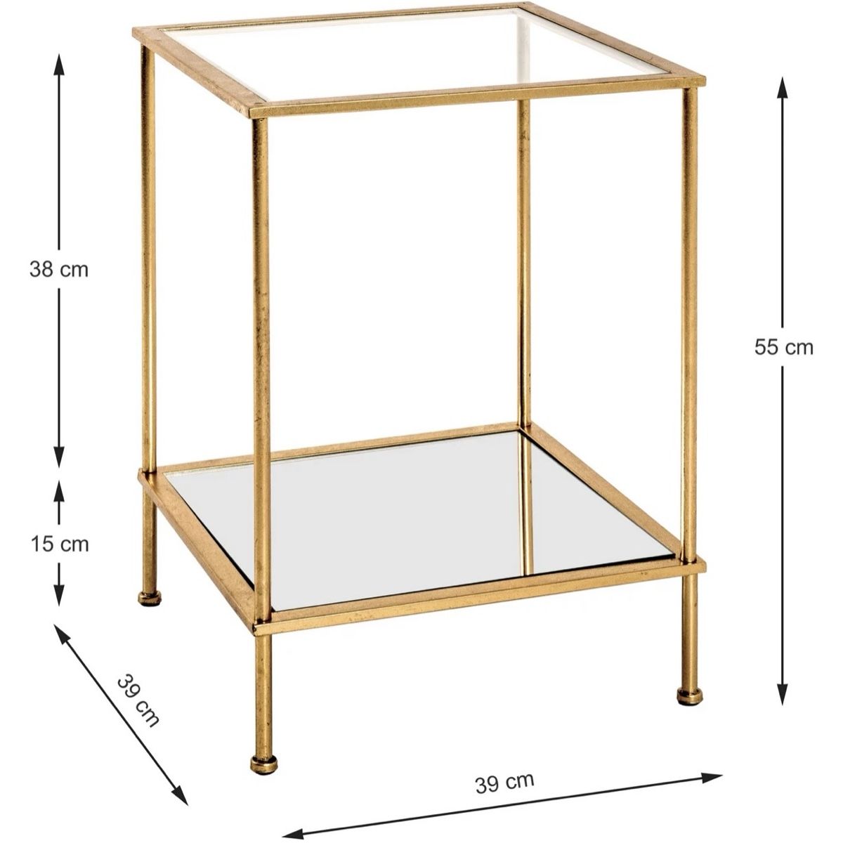 Comodini: 2x Nachttisch/Beistelltisch gold – Usato da Aarwangen venduto da som_87yh 1