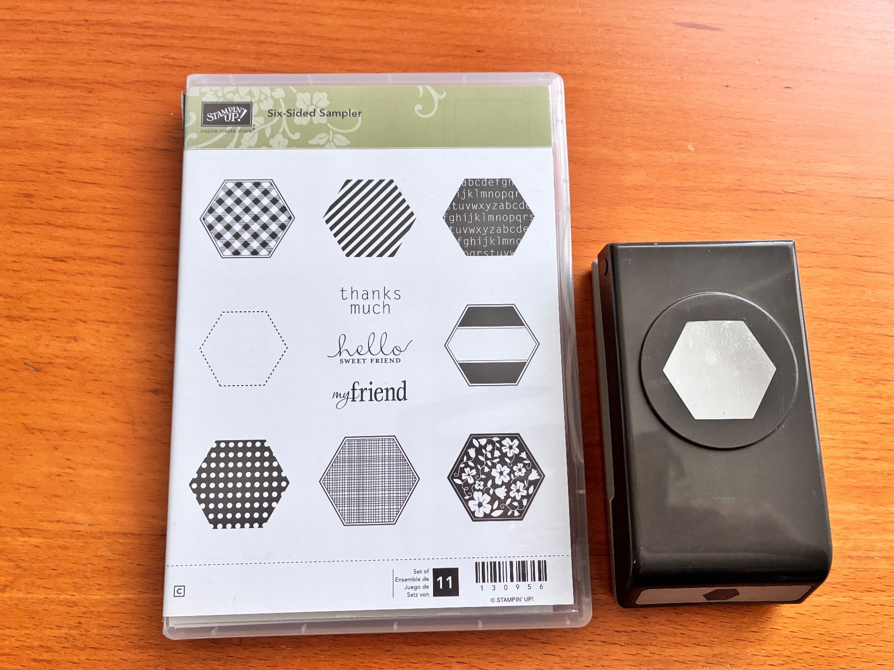 Stampin' up! Tampons: Stampin' Up! Stempelset "Sixed sided Sampler" + Handstanze – D'occasion à Glattfelden par Qwerasdf