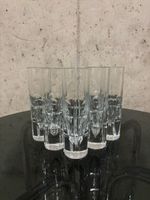 Mid Century Champagne Crystal Glasses