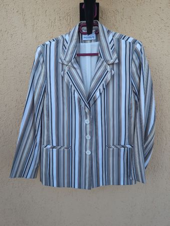 Damenblazer gestreift Gr. 42