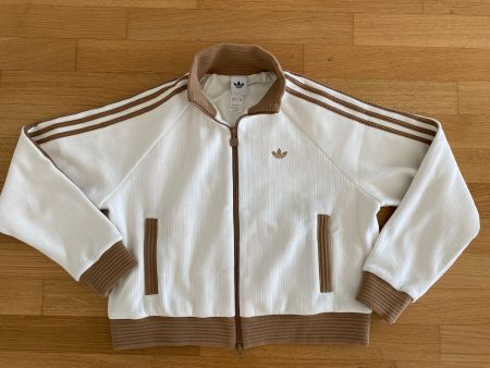 Adidas Jacke. Nie getragen Gr. M braun / weiss