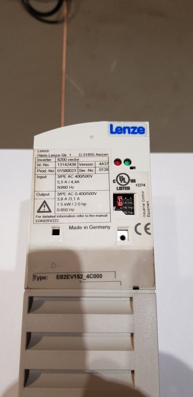 Inverter: Lenze 8200 Vector E82EV152_4C000 – Usato da Balsthal venduto da mtwd 1