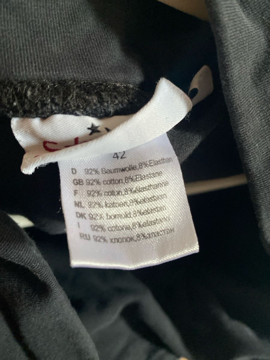 Pantaloni: Schwarze Schwangerschaftshose, Gr. 42 – Usato da St. Gallen venduto da Msgoethe 2
