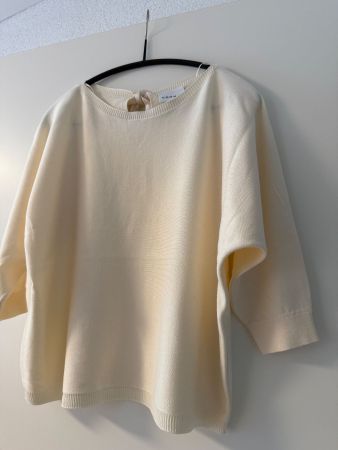 Comma Damen Pullover beige mit Schleife neu/ungetragen/34