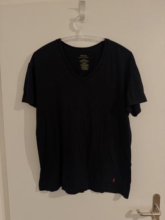 Polo Ralph Lauren Schwarzes T-Shirt, Grösse L, oryginal