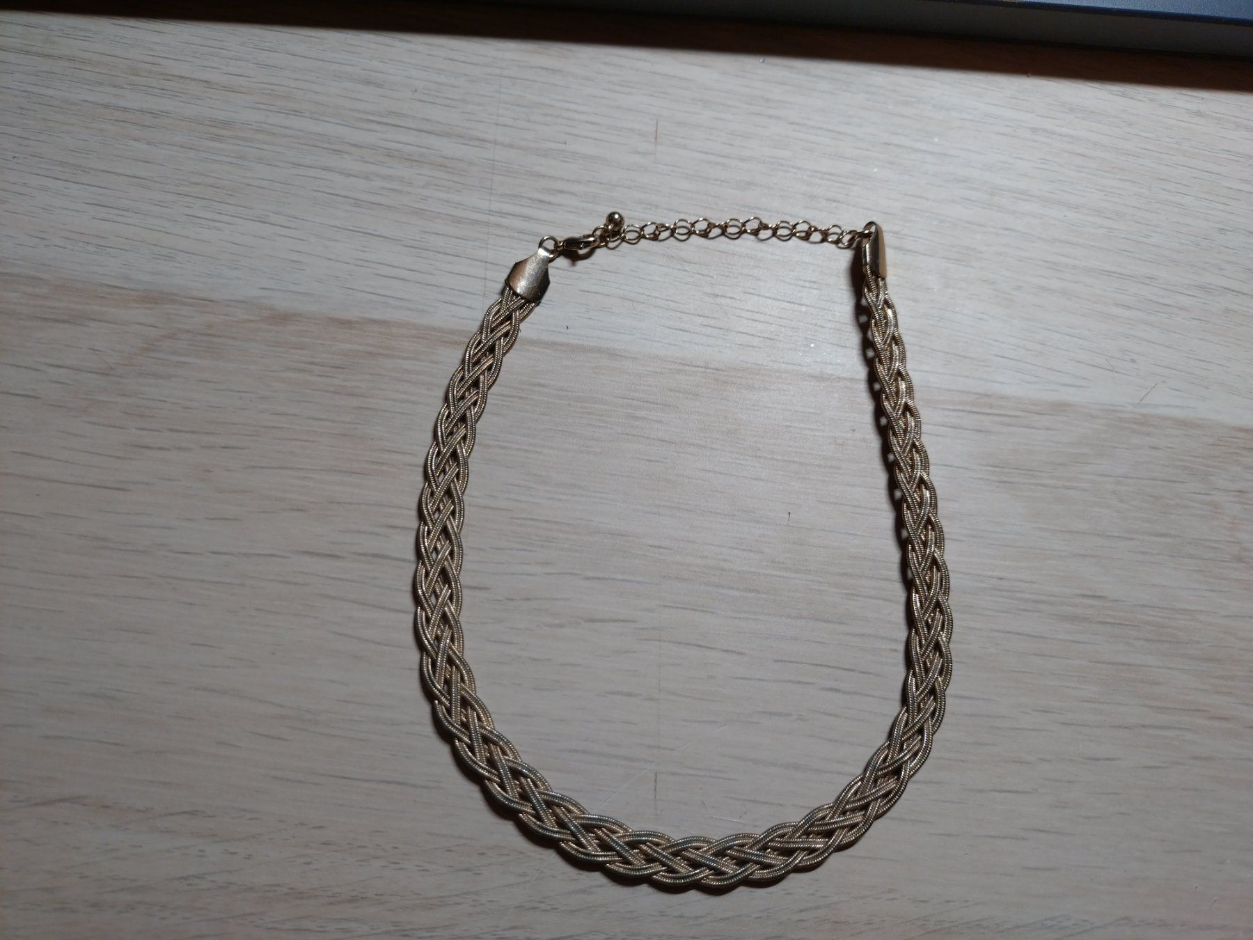 Catenine: Goldene geflochtene Halskette – Usato da Baar venduto da sve_6nbd