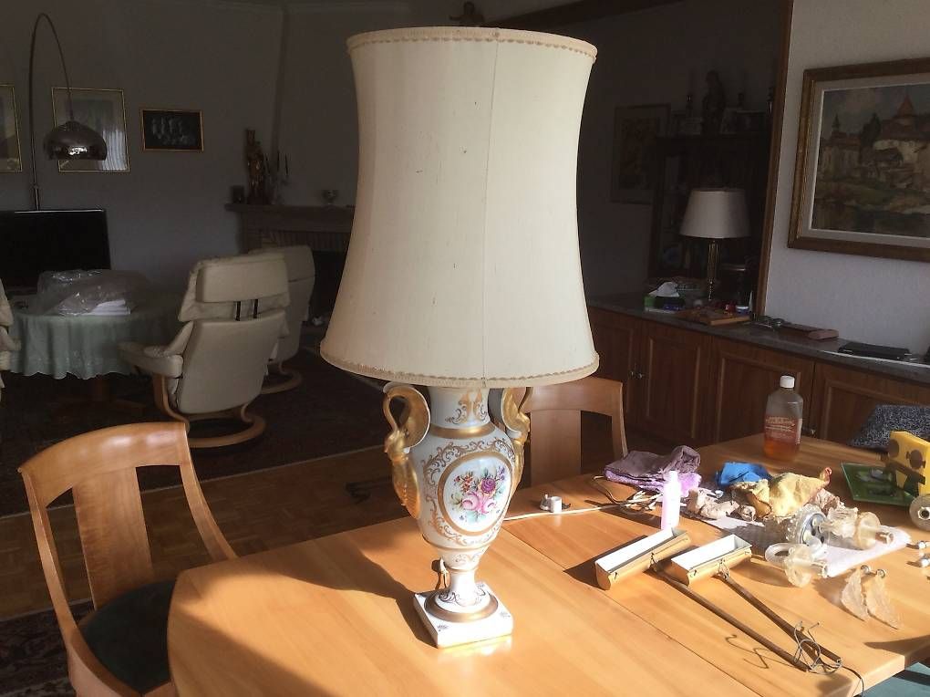 Lampade: Porzelan-Tischlampe – Usato da Laufen venduto da Babouche4242 2