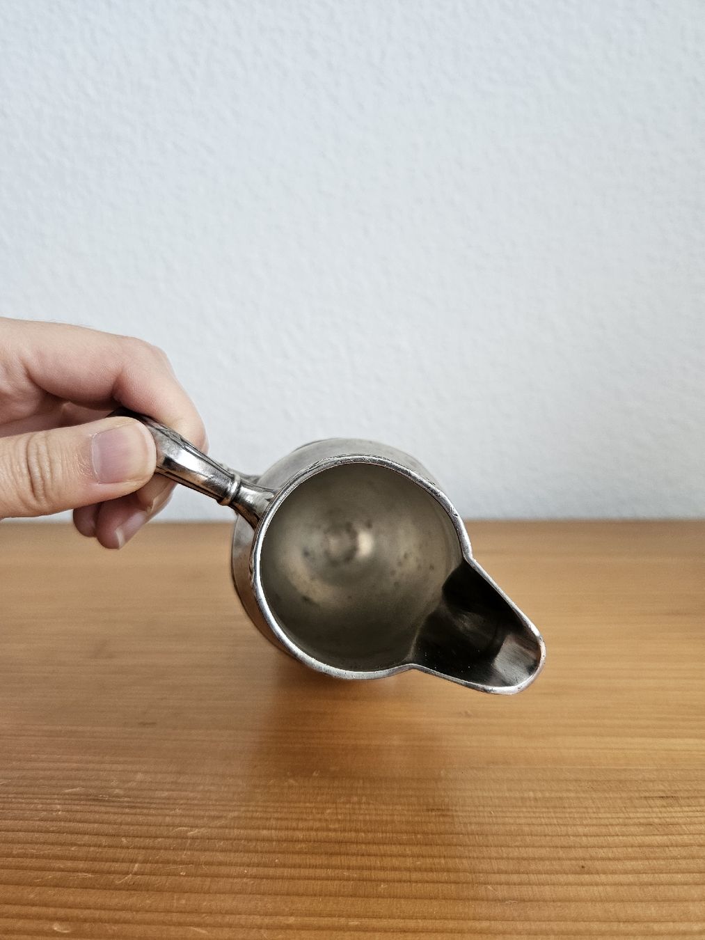 Geschirrsets: 3 tlg. Set Kaffee Service Messing versilbert ca. 1920 rar – Gebraucht aus Wiezikon b.Sirnach von wiezikon.vintage 6