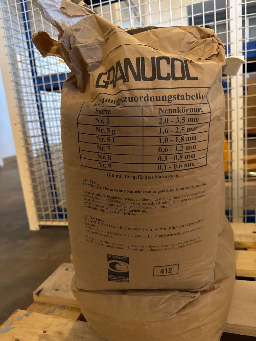 Füllmaterial: Granucol 3 Säcke – Gebraucht aus Aarwangen von rudolf1960 2