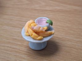 Handmade Cocktail Shrimps Platte, Keramik Platte