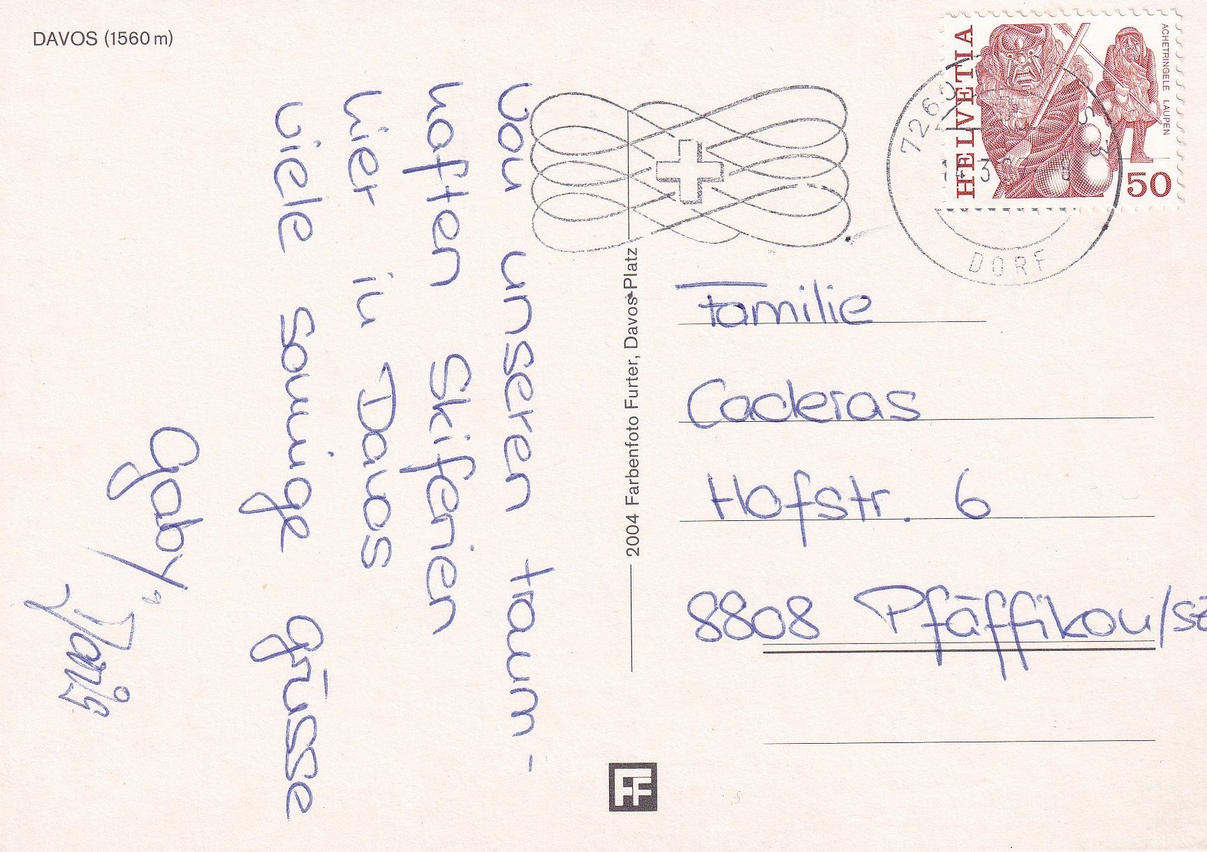 Cartoline postali: Davos (Diverse Ansichten) /ay – Usato da Hombrechtikon venduto da Rudolf07 1