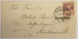 JB66) 1916, Pro Juventute Freiburgerin auf Brieflein