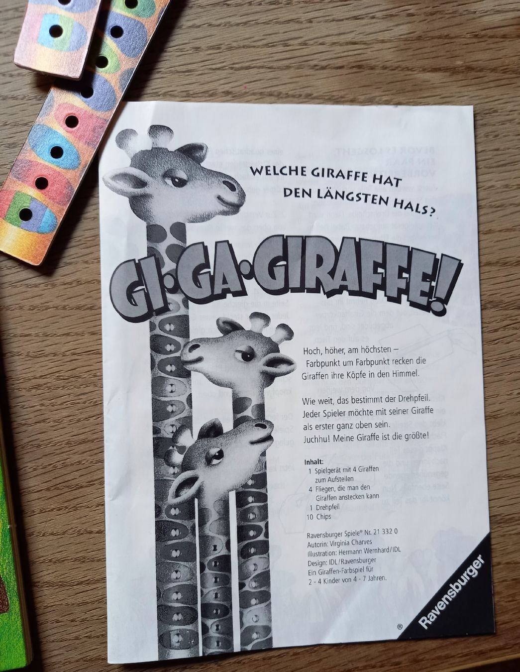 Ravensburger Giochi: Giraffen Spiel – Usato da Marbach LU venduto da Ilrebo 5