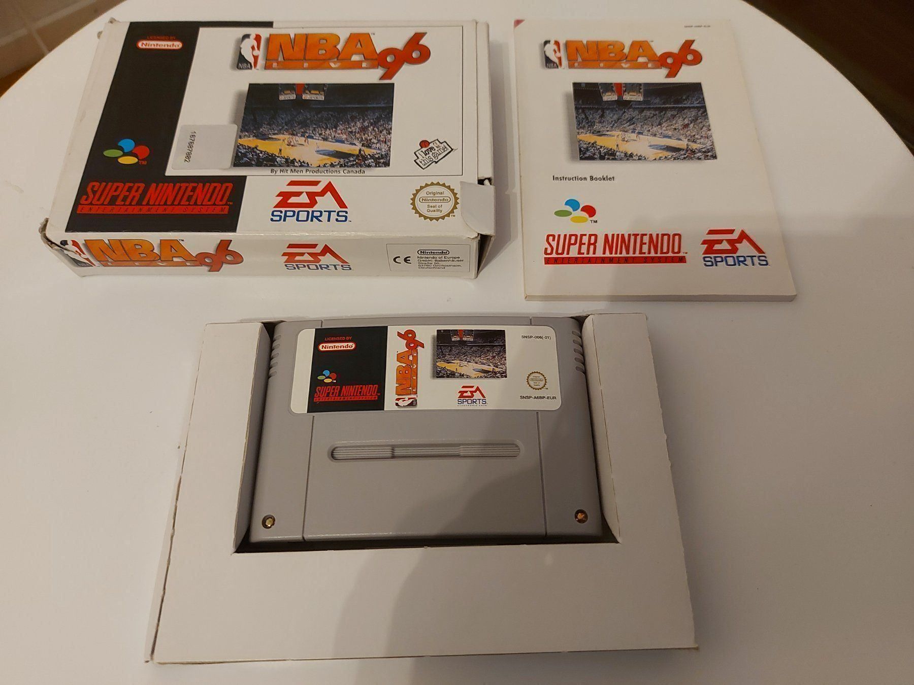Giochi: NBA 96 Super Nintendo SNES Spiel OVP – Usato da Aarau venduto da Kaesekuchen2000