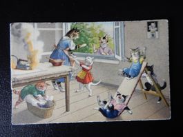 Katzen Karte - Max Künzli No 4733 -