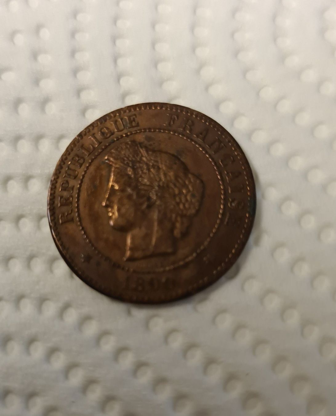 Tutti le monete: Münze 5 Centimes 1890 – Usato da Zell LU venduto da Jamaila