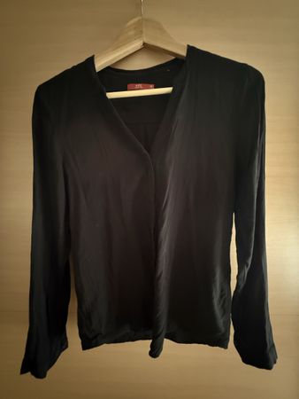 edc Bluse, Gr. XS, schwarz, elegant, zeitlos