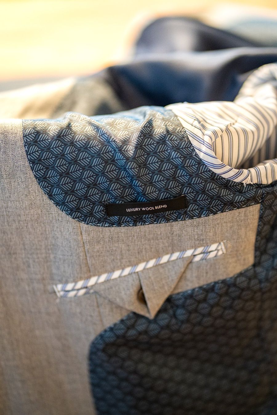 We Anzüge: Anzug Hellgrau "Luxury Wool Blend"  (Sakko + Hose) – Gebraucht aus Rickenbach b. Wil von mfrei103 5