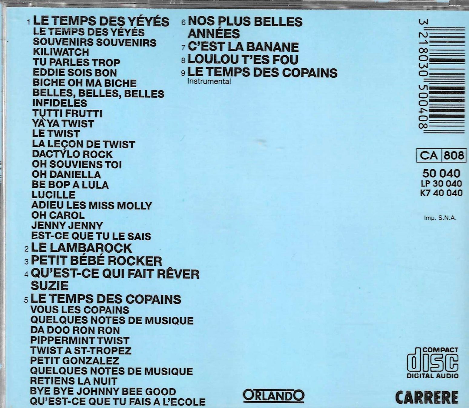 CD: Les Vagabonds - Nos plus belles années – Usato da Savagnier venduto da Ne2065 1
