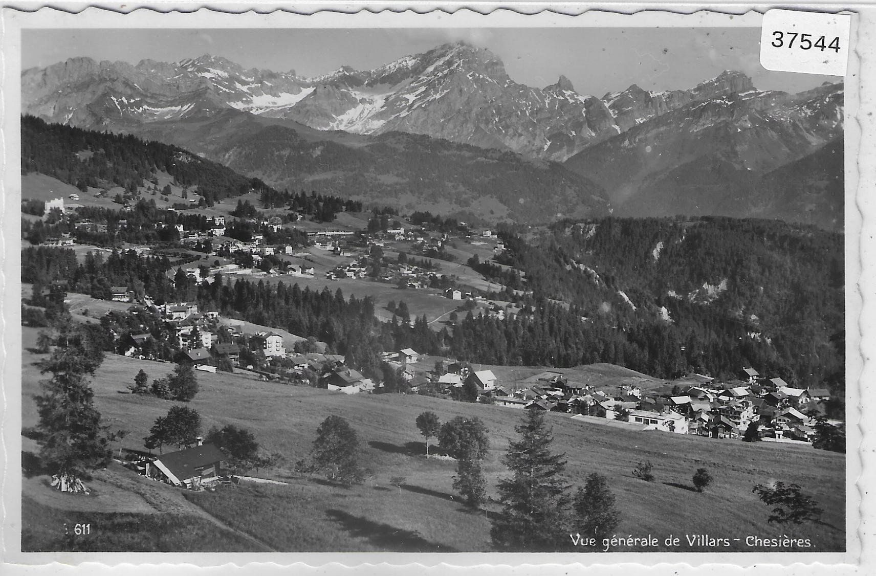 Cartoline postali: Vue generale de Villars-Chesieres – Difettoso da Ettingen venduto da Kartenplanet