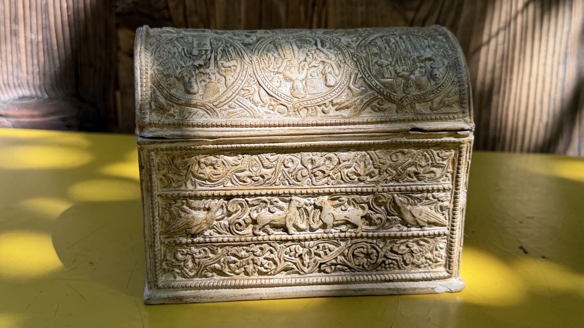 Dosen: Mittelalter Schatulle Elfenbein Replik – Gebraucht aus Riedholz von Frettchen63 3