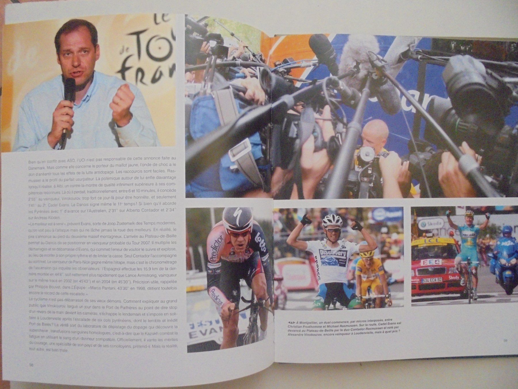 Libri: " livre d' or cyclisme 2007 " 144 pages, grand format – Usato da Crissier venduto da Promopost 6