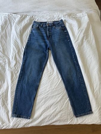 ZARA Jeans blau – Grösse 36 – High Waist Straight Leg