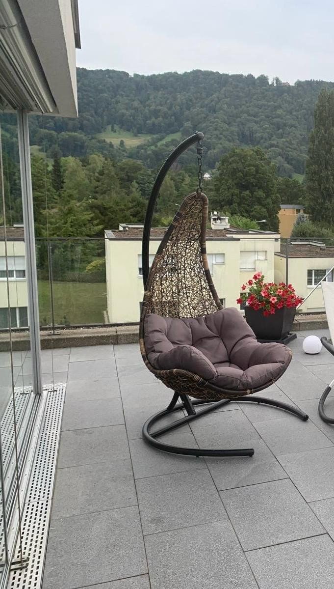 Poltrone pensili da giardino: Hängesessel Rattangeflecht – Usato da Adliswil venduto da Odette3