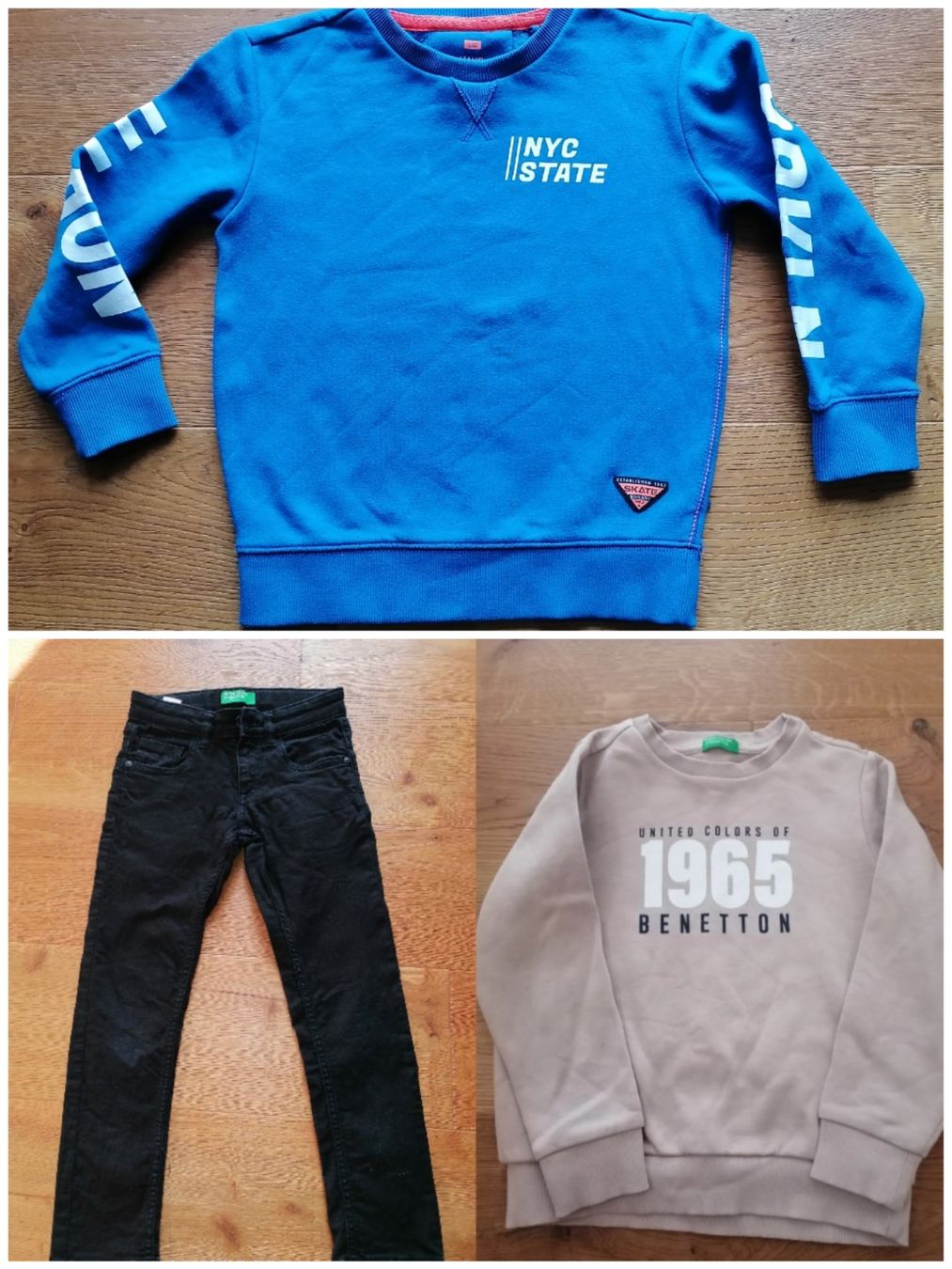 Benetton Lotti di vestiti: Benetton Jean + Benetton Pulli + WE fleece Pulli - Gr 116 – Usato da thalwil venduto da Ray7211