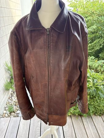 Herren-Lederjacke Diesel braun Grösse XL