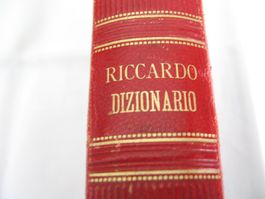 ANTIKES WÖRTERBUCH  =  DIZIONARIO PORTATILE